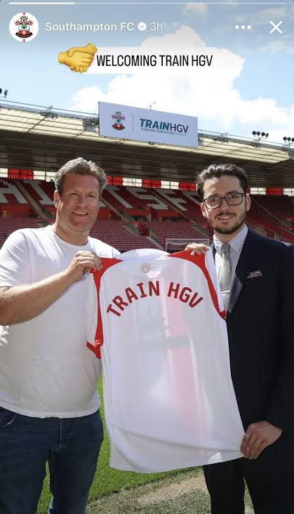 Train HGV partnership with Southampton FC at St Mary's Stadium